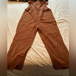 Brown paper bag overalls